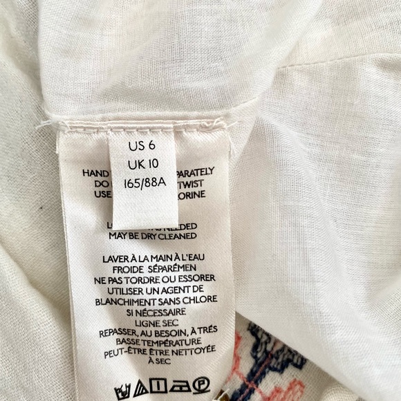 NWOT Lucienne Embroidered Maxi Dress by Anthropologie Size 6 - Picture 10 of 11